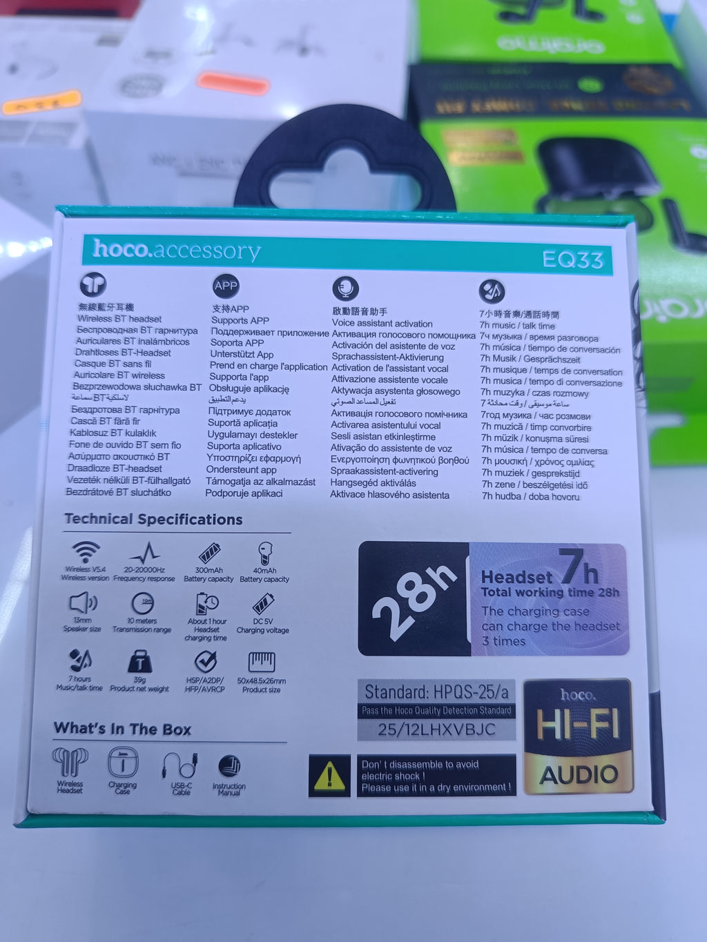 Kit hoco Q33 original